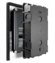 WIDEODOMOFON EURA VDP-60A5/P BLACK 2EASY - jednorodzinny, LCD 7, czarny, szyfrator mechaniczny, podtynkowy