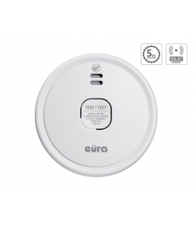 CZUJNIK DYMU SD-08A2 bateryjny 9V DC, czujnik fotooptyczny, żywotność sensora 10 lat, 5 lat gwarancji