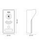 WIDEODOMOFON VDP-76A3 - biały, 7'', obsługa 2 wejść, pamięć obrazów, czytnik RFID