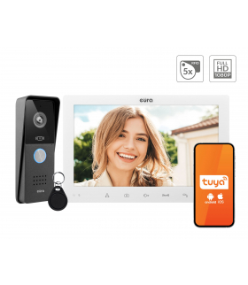 WIDEODOMOFON VDP-85A3 - czarny LCD 10'', WiFi, podświetlenie monitora, otwieranie 2 wejść, czytnik zbliżeniowy, AHD, Tuya