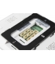 WIDEODOMOFON EURA VDP-80C5 - dwurodzinny, biały, 2x LCD 7, FHD, obsługa 2 wejść, kamera 1080p., czytnik RFID, natynk