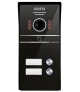 WIDEODOMOFON EURA VDP-80C5 - dwurodzinny, czarny, 2x LCD 7, FHD, obsługa 2 wejść, kamera 1080p., czytnik RFID, natynk