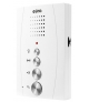 DOMOFON EURA ADP-62A3 - biały, dwurodzinny, głośnomówiący, obsługa 2 wejść, czytnik RFID