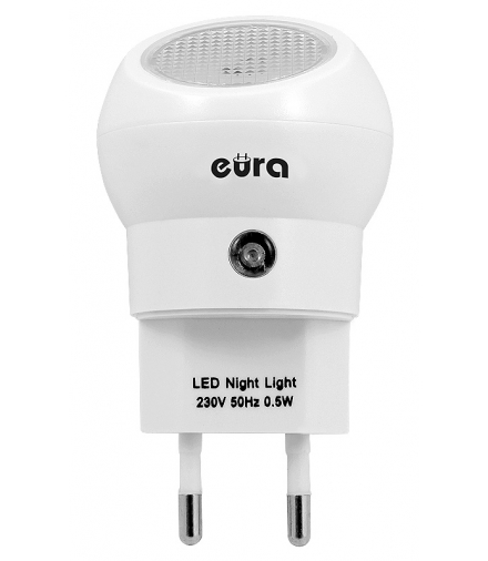 LAMPKA LED NOCNA EURA ML-02A3 ~230V do gniazdka