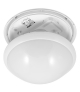 PLAFON Z MIKROFALOWYM CZUJNIKIEM RUCHU EL HOME MVL-02B7 - E27, max 60W, PVC, IK10