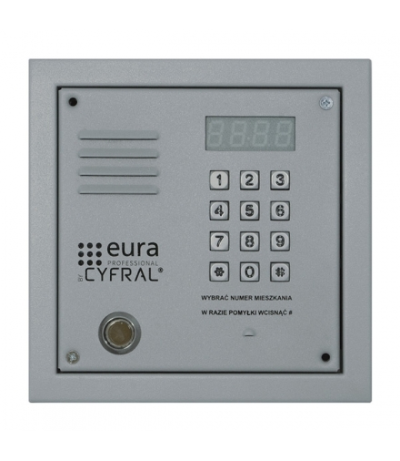 PANEL CYFROWY CYFRAL PC-2000D srebrny z Dallas